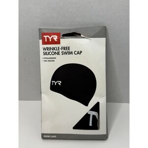 TYR Wrinkle-Free Silicone Swim Cap Hypoallergenic Adult Fit